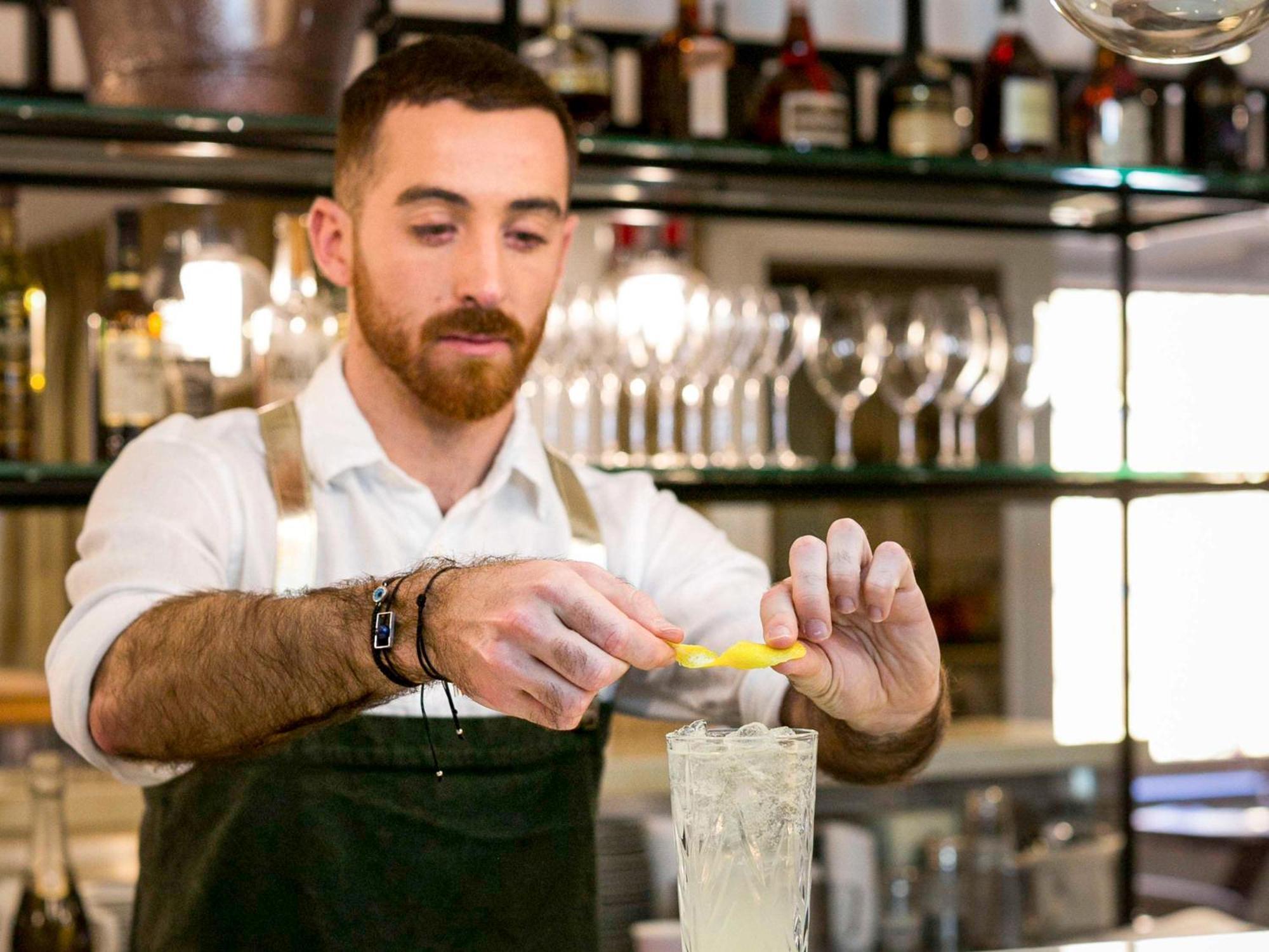 The Sebel Quay West Suites Сидней Экстерьер фото A bartender at work