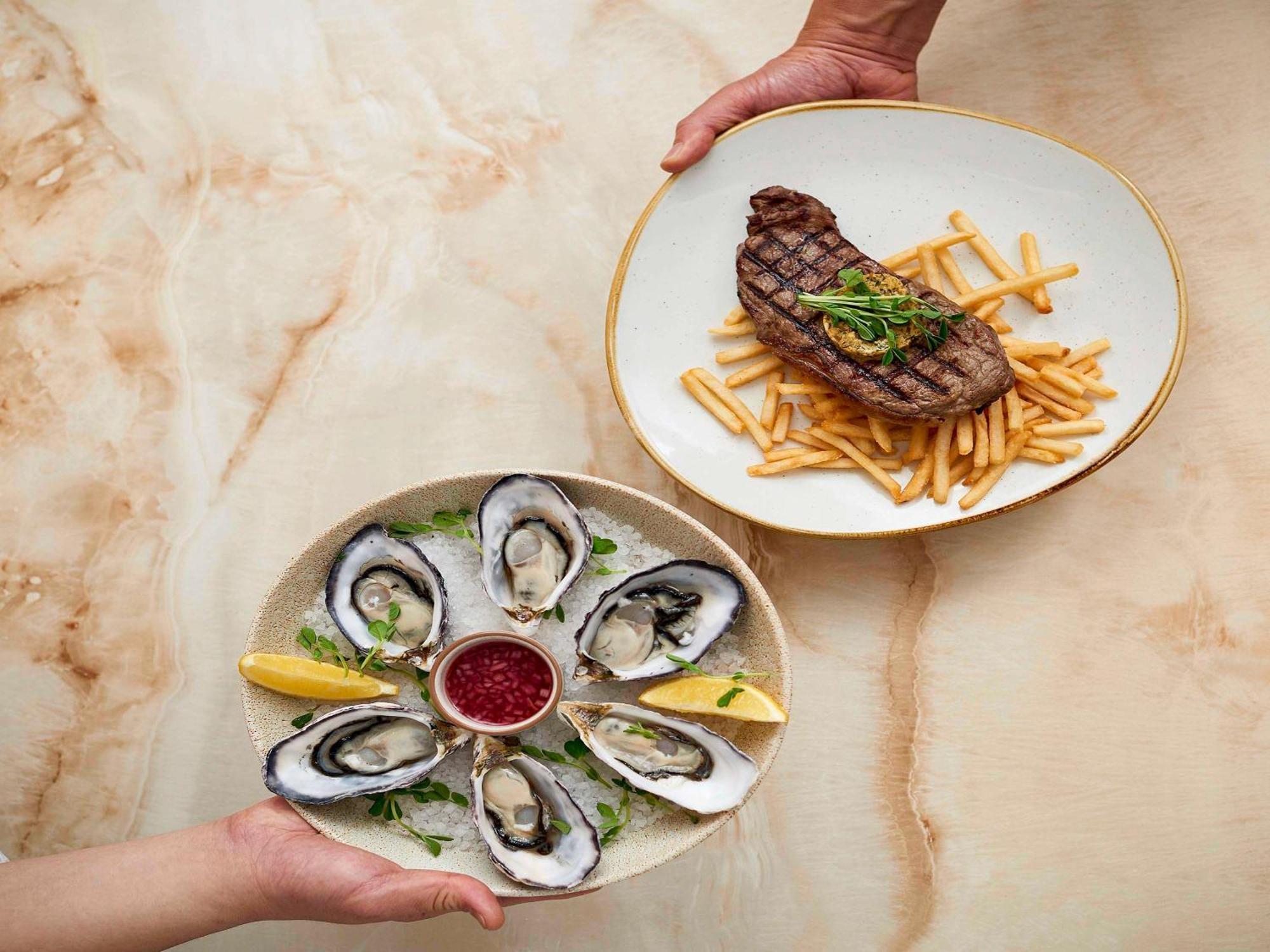 The Sebel Quay West Suites Сидней Экстерьер фото Oysters and steak